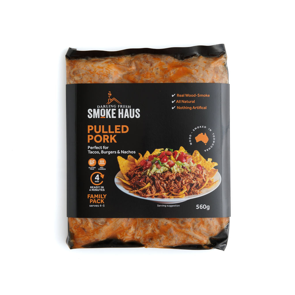 Smoked Pulled Pork 560g (GF)