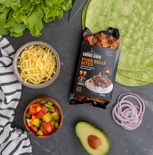 Smoked Pork Belly Bites Duo 280g (GF)