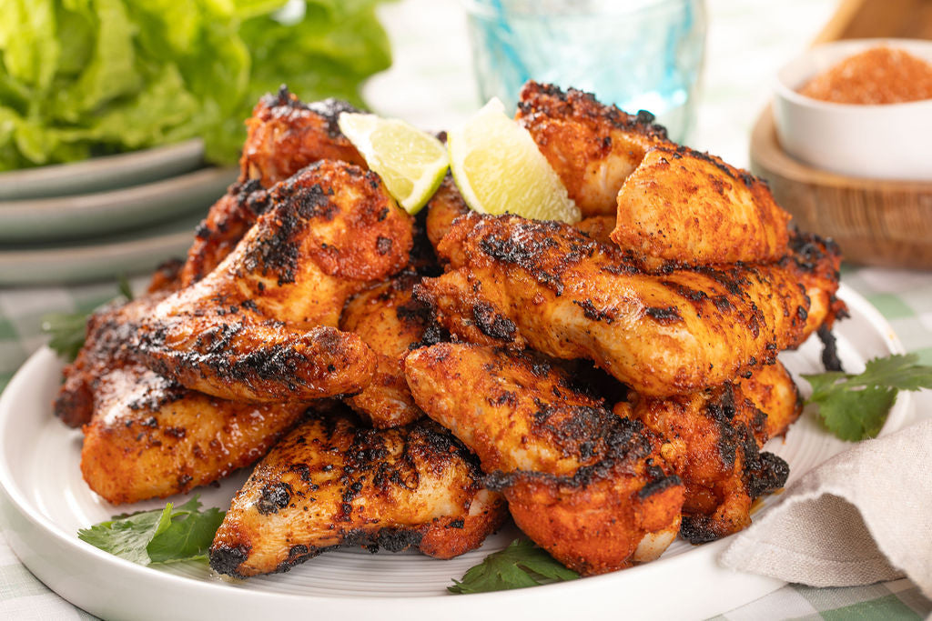 Barbecued Wings with JS#4 All-Rounder
