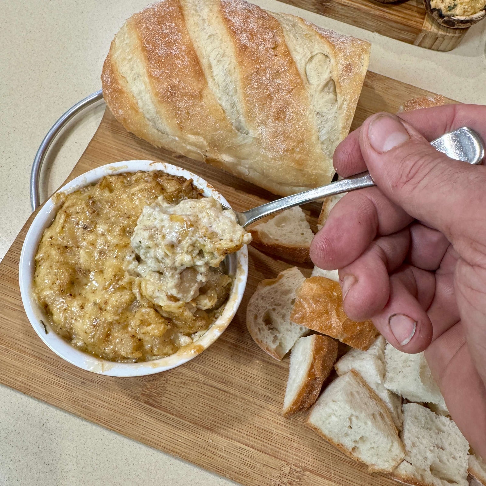 Baked Artichoke Dip - Smoker or Oven