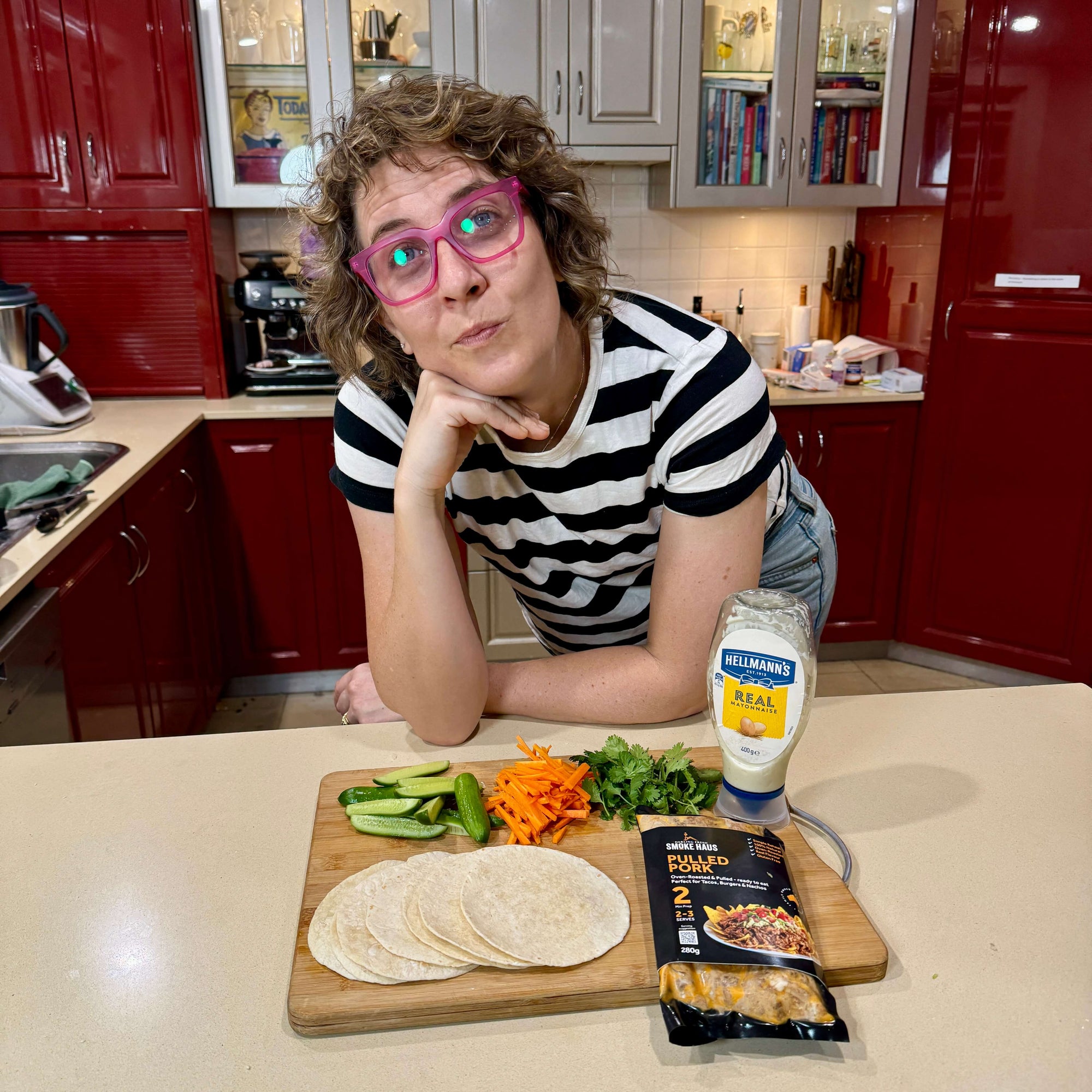 Pulled Pork Bahn Mi Tacos - 10min (GF)