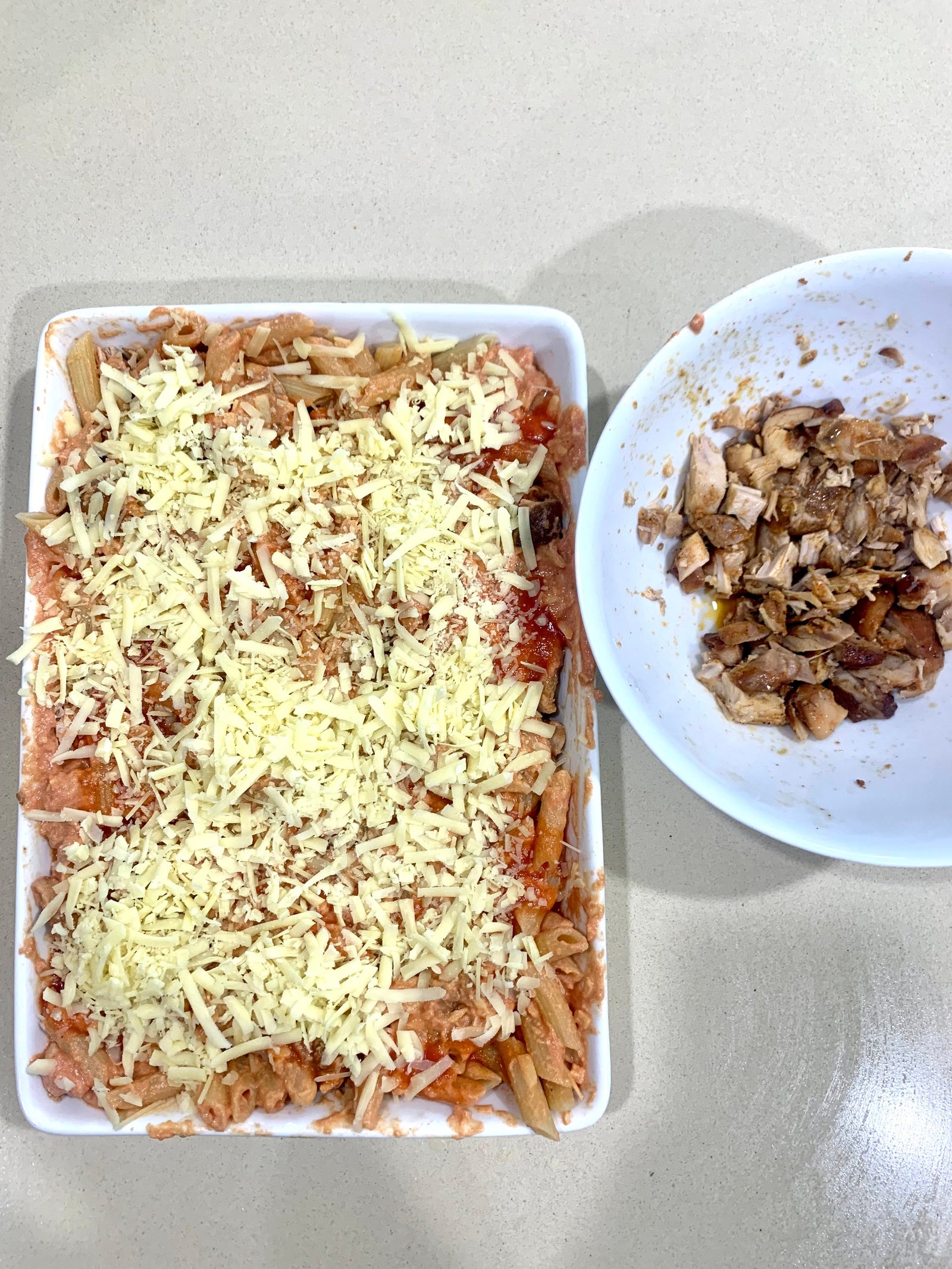 Mrs Smoke Haus' Budget Pasta Bake