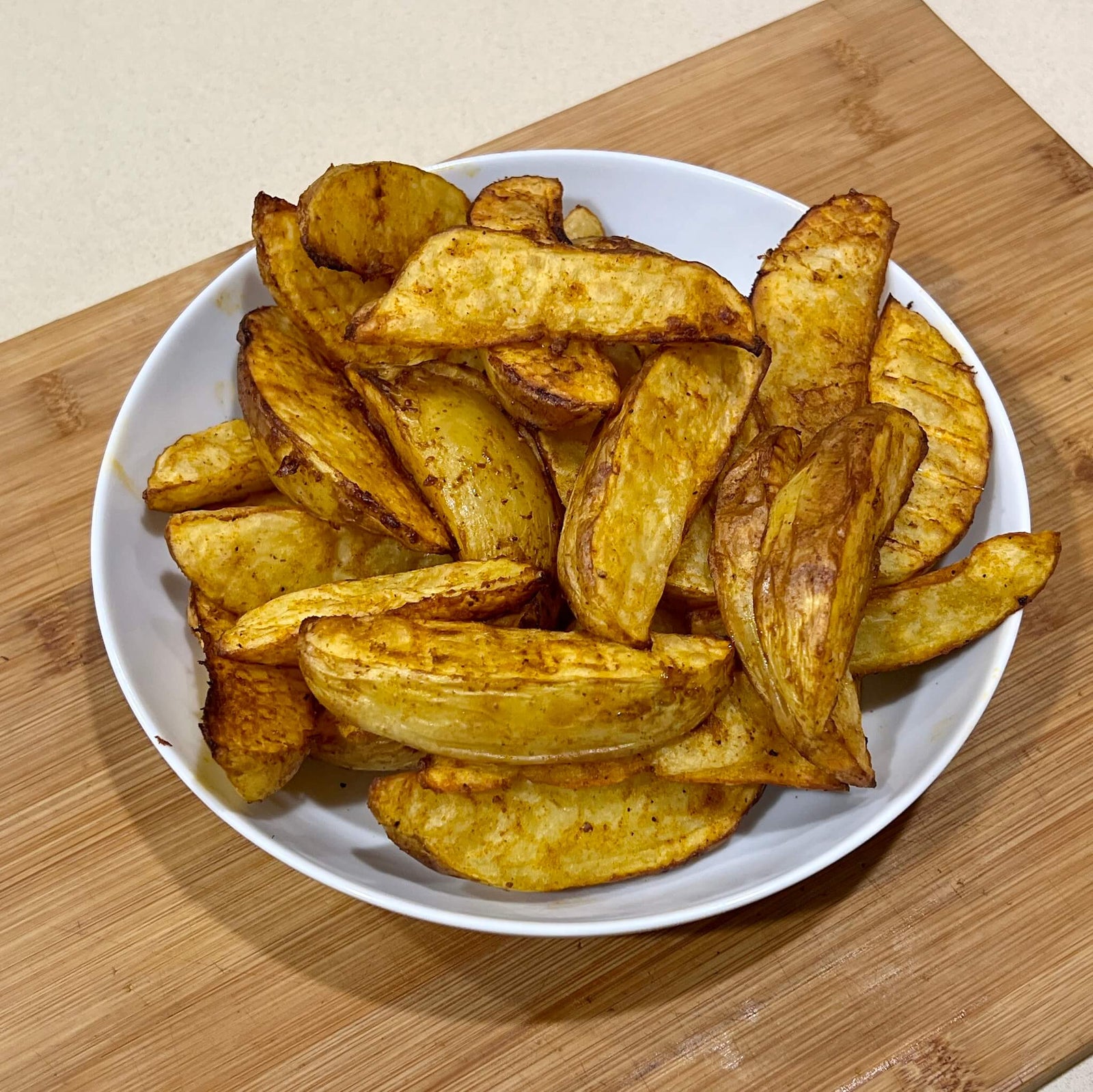 Seasoned Air-Fried Wedges