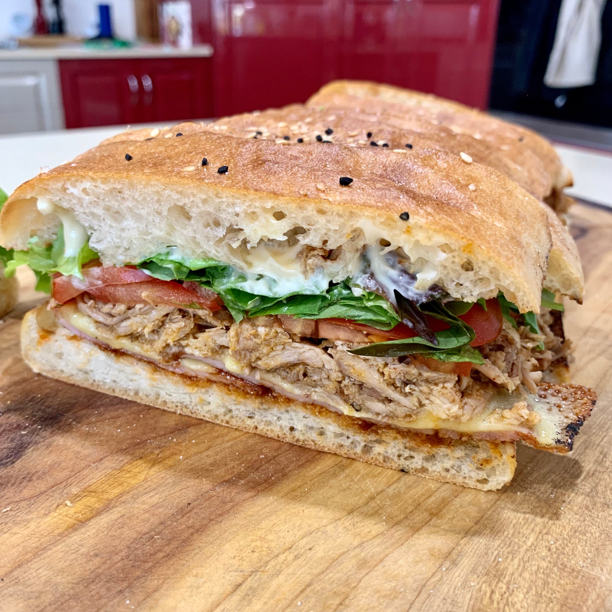 The P-BLT! Smoked Pulled Pork BLT