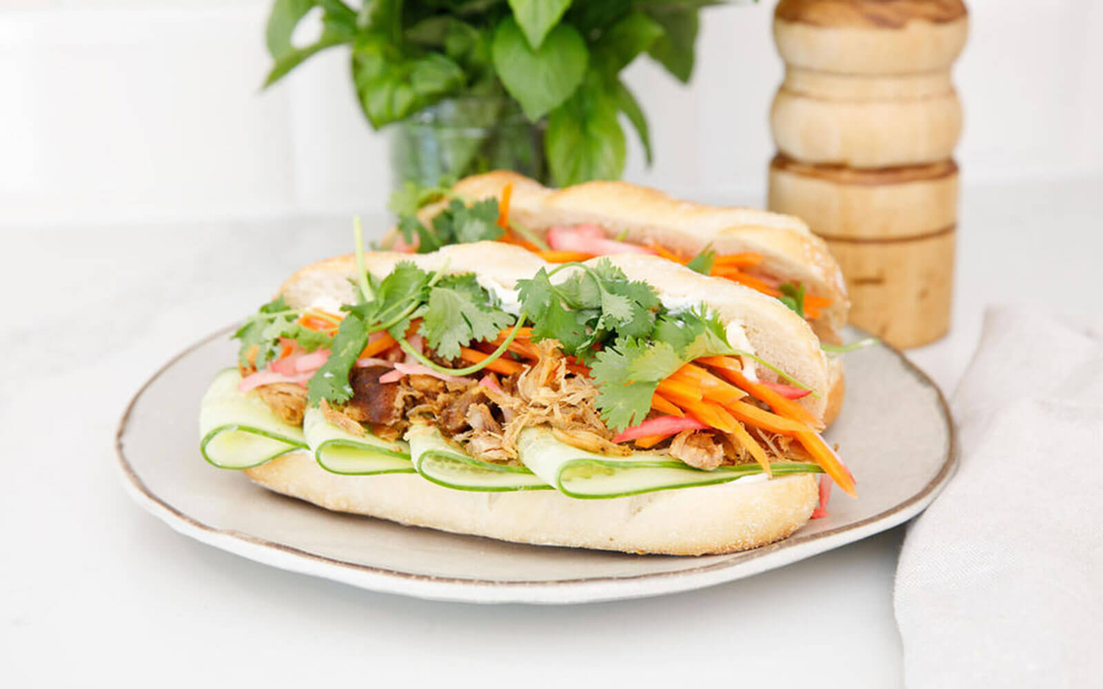 Pulled Pork Baguette