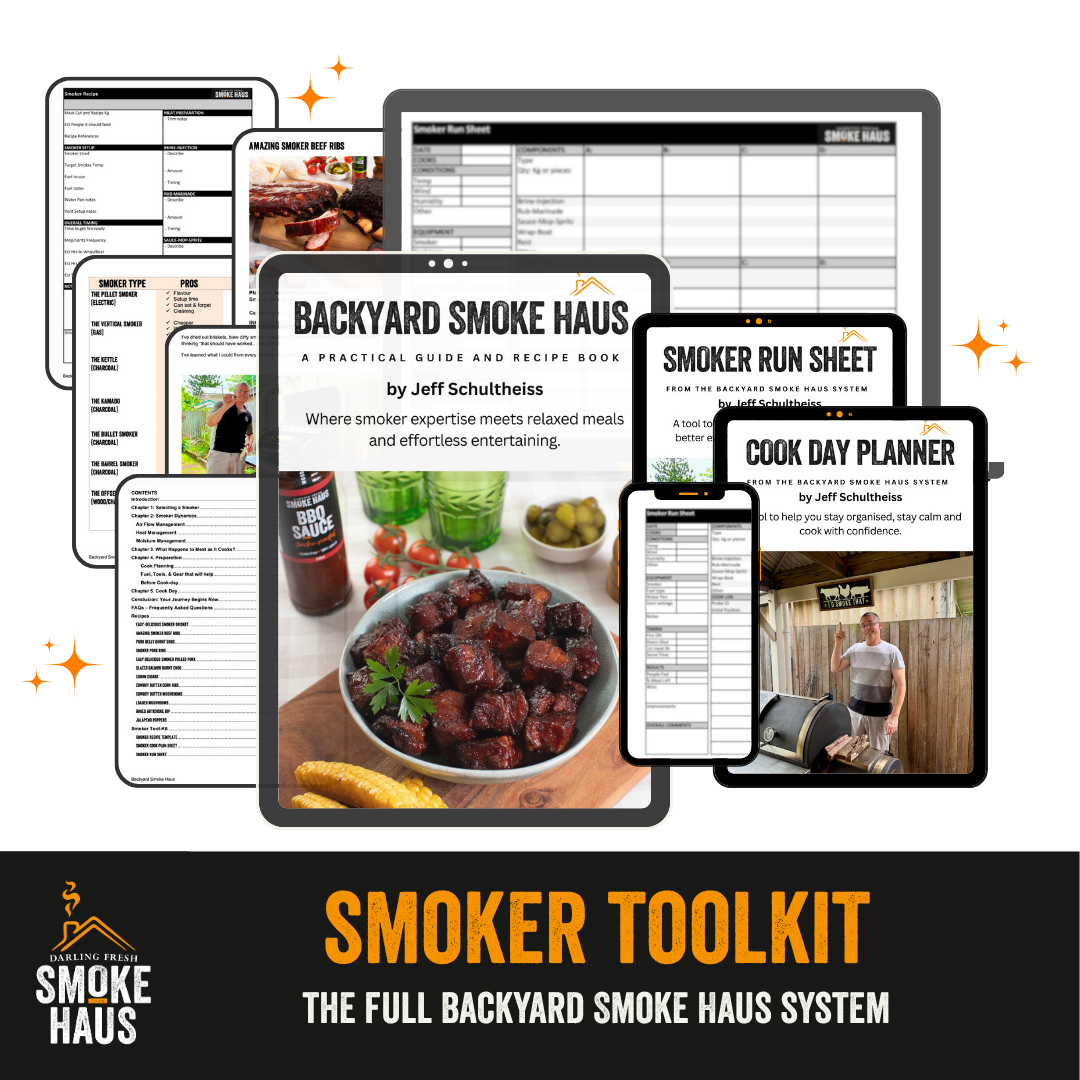 Backyard Smoke Haus Toolkit: Guide + Recipes + Tools (PDF Digital Download)