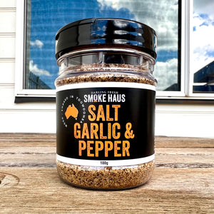 Salt, Garlic & Pepper Smoked Seasoning 180g (GF)