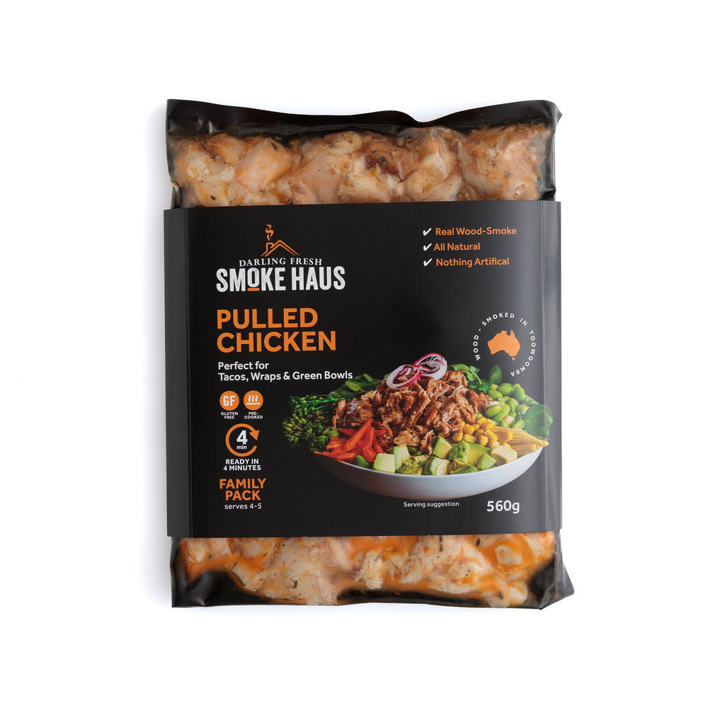Smoked Pulled Chicken 560g (GF)