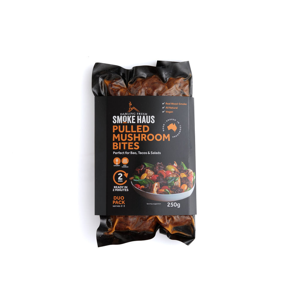 Smoked Pulled Mushroom Bites Duo 250g
